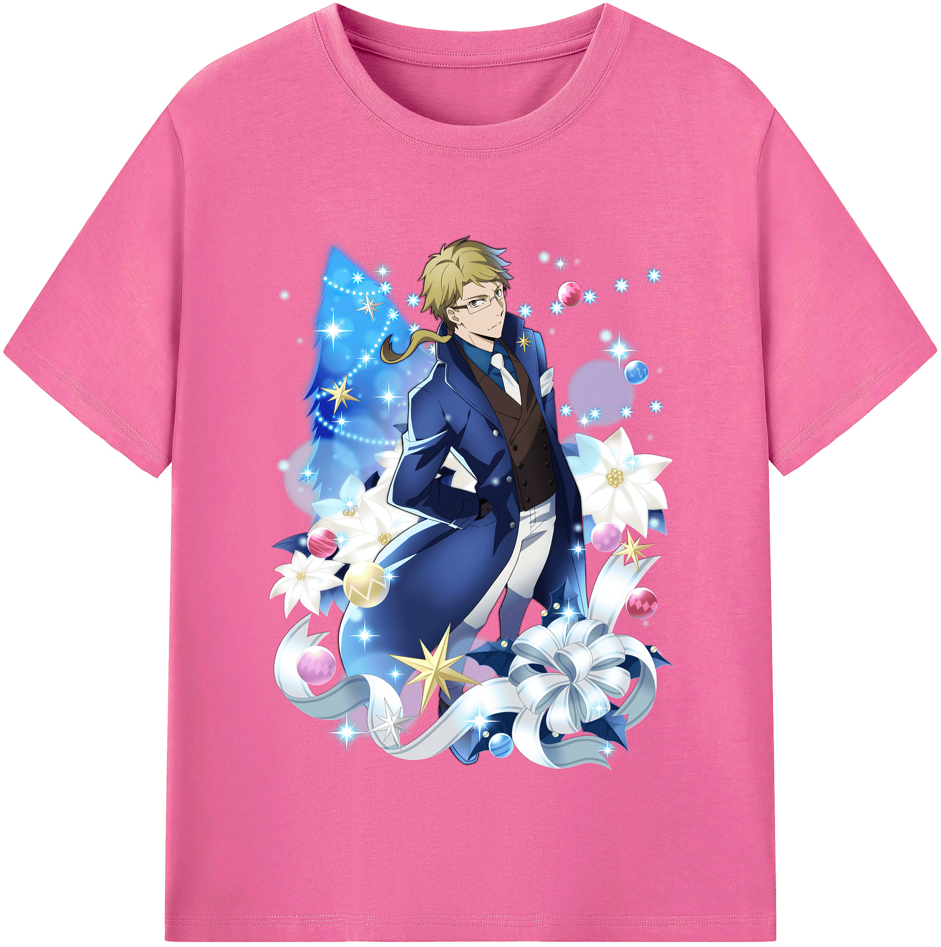 （画像用） 文豪ストレイドッグス Bungo Stray Dogs レディースカジュアルプリントTシャツ（綿100％）